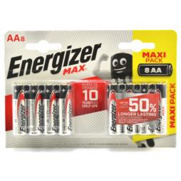 Baterie Energizer AA 8szt LR6 1,5V MAX