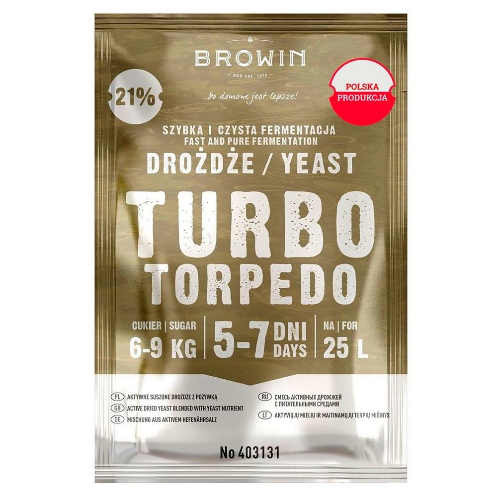 Drożdże gorzelnicze Turbo Torpedo 100g