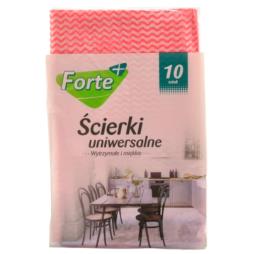 Ściereczki uniwersalne Forte+ 10szt mix