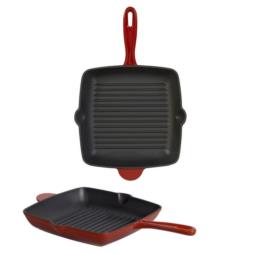 Patelnia żeliwna grill 26cm Infinito MG Home