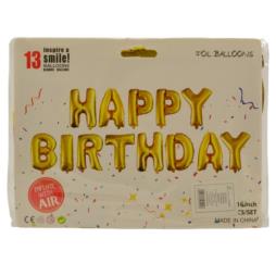 Balony 13szt Happy Birthday AS08983 mix