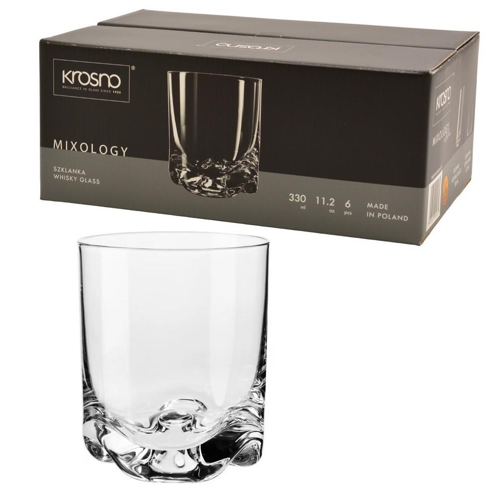 Szklanki 330ml 6szt whisky Mixology Krosno