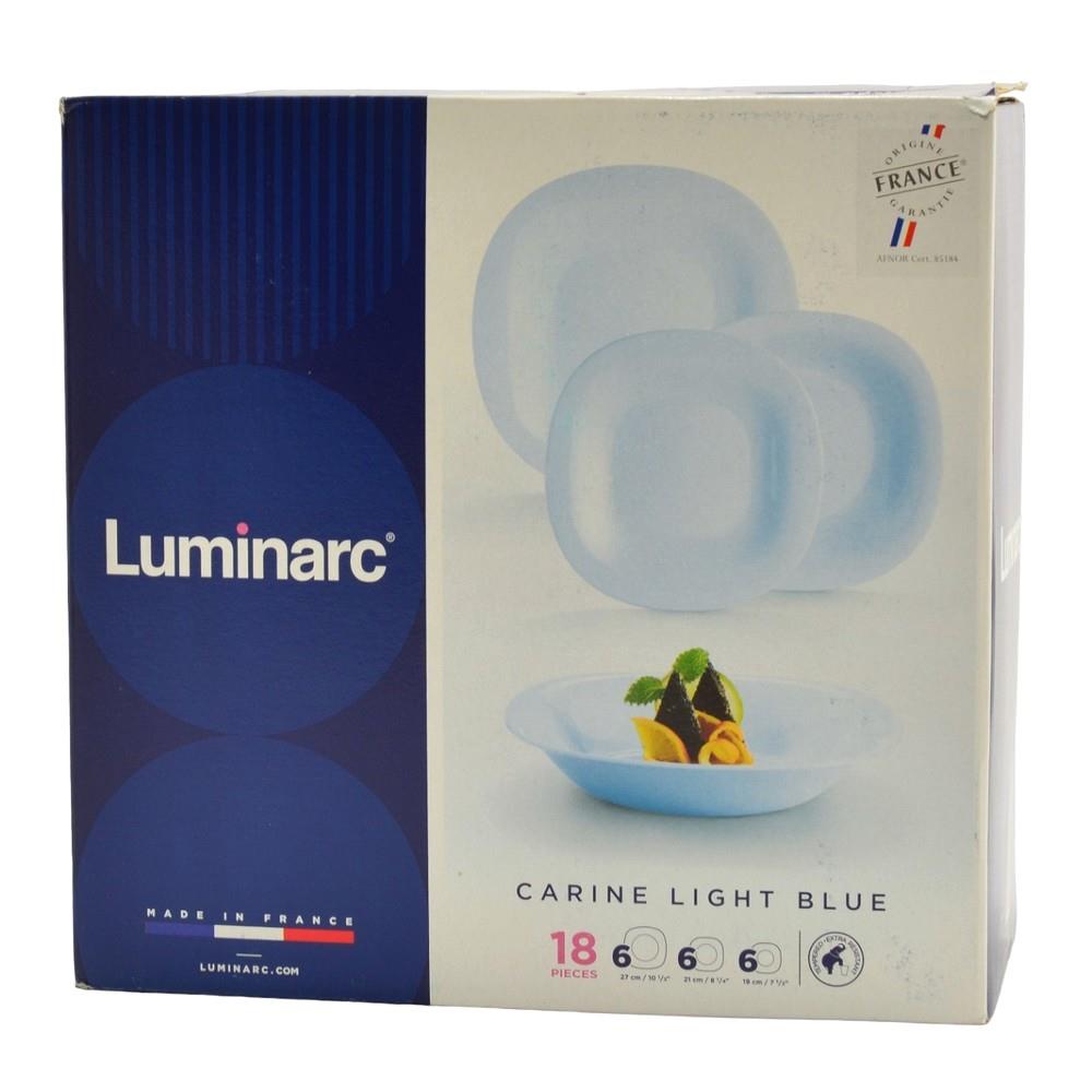 Serwis obiadowy Luminarc Carine Light Blue 18 elementów