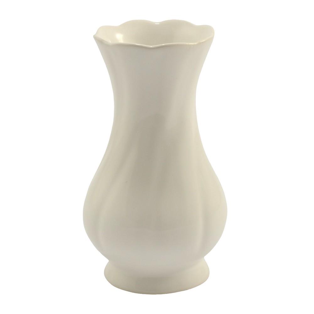 Wazon ceramiczny Allegro 18cm biały C-529szb