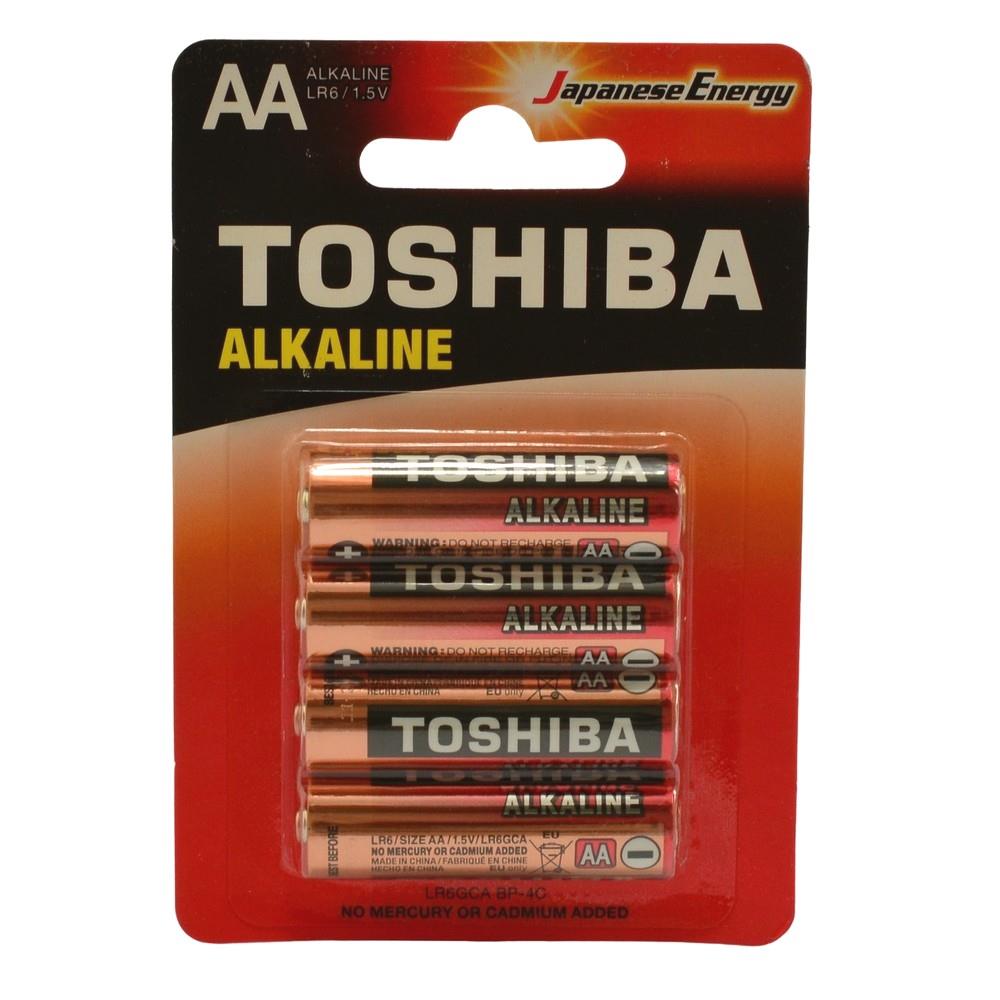 Baterie Toshiba AA LR06 Alkaline 4szt