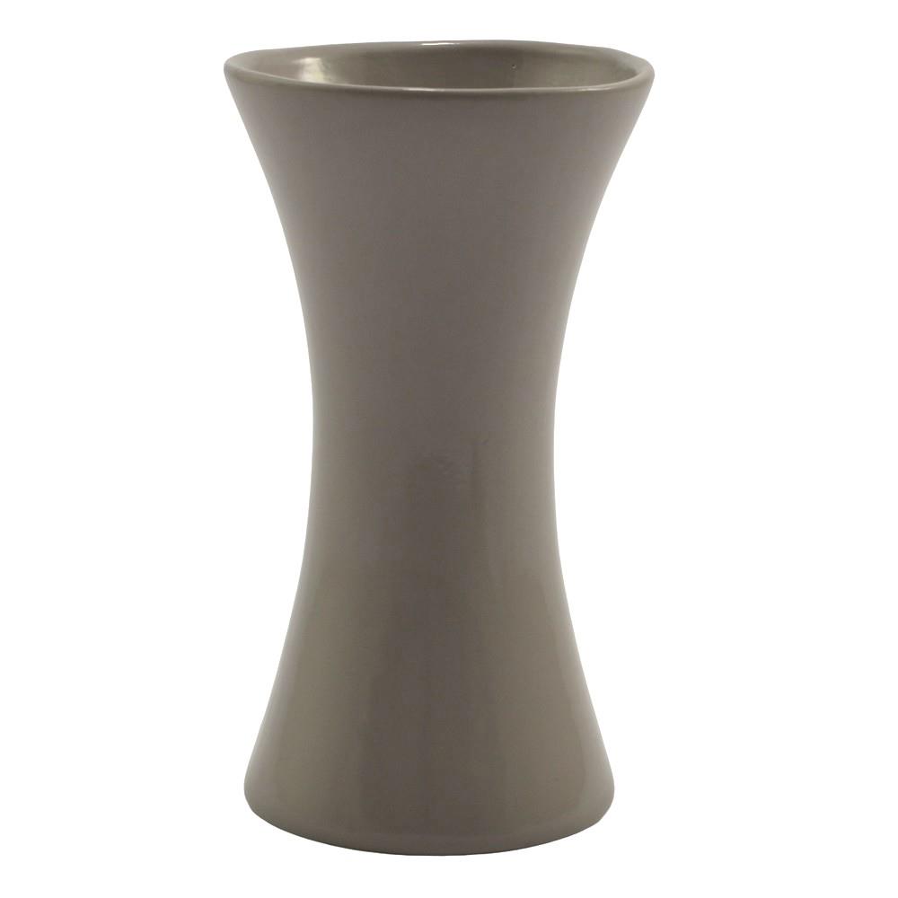 Wazon ceramiczny Klepsydra taupe 22x12cm