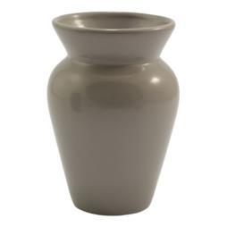 Wazon ceramiczny Baryłka taupe 20x13cm