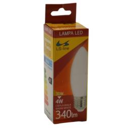 Żarówka świeczka LED 4W E27 LS-line