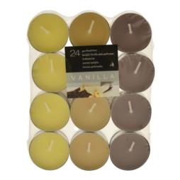 Świeca Tealight Vanilla 24 sztuki