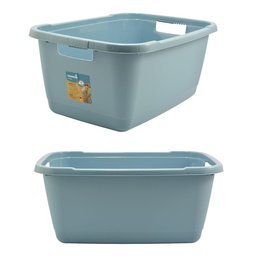 Miska plastikowa 52L 65x44x28cm Keeeper nordic blue