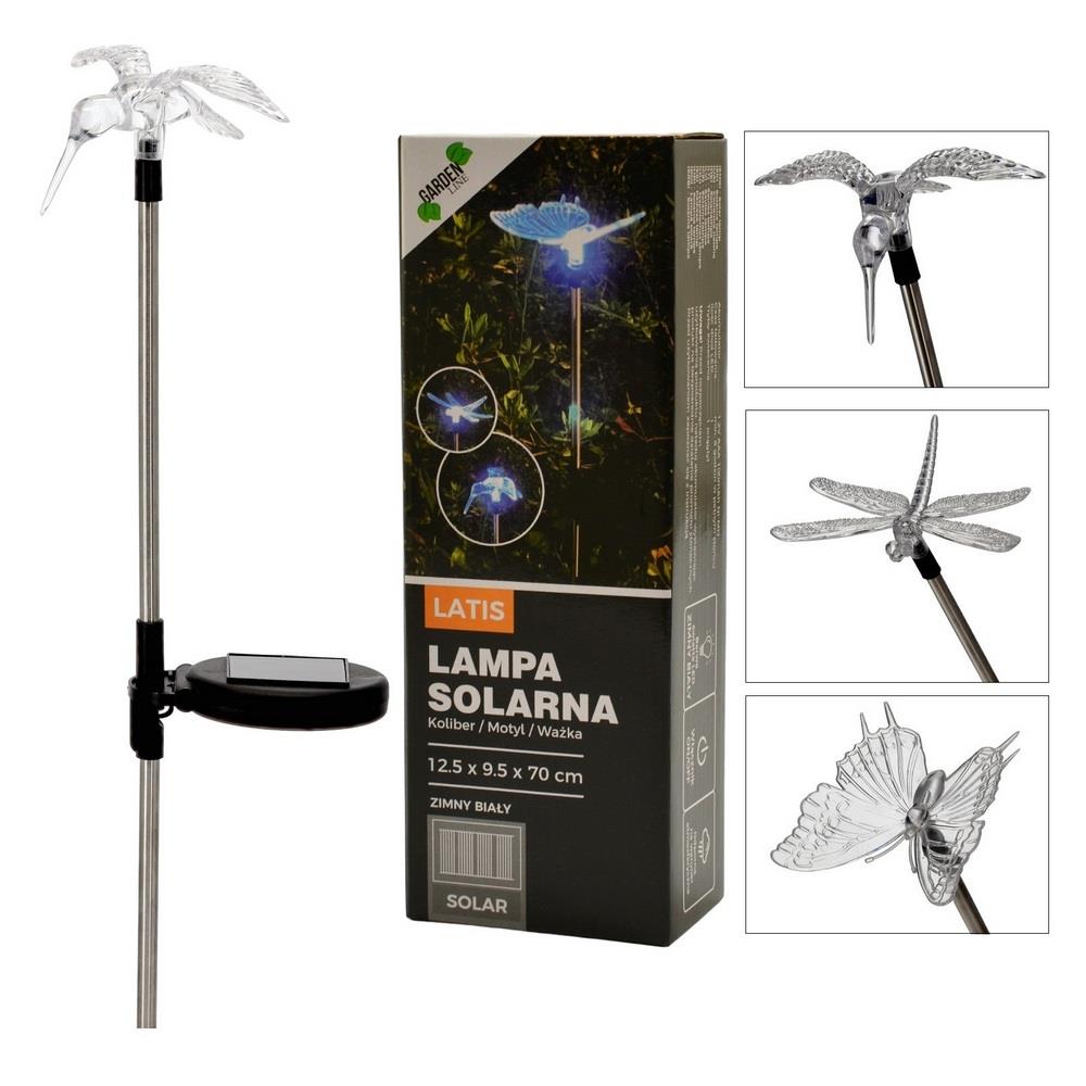 Lampa solarna h-70cm Latis 4344 mix