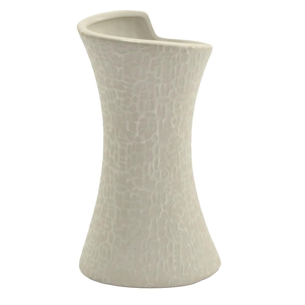 Wazon ceramiczny 19cm biały P600-07713