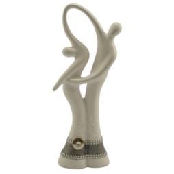 Figurka Para taniec 35cm ceramiczna C-548p pasek