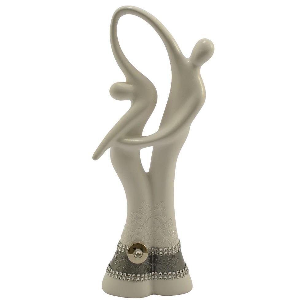 Figurka Para taniec 35cm ceramiczna C-548p pasek