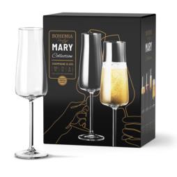 Kieliszki do szampana 210ml 6szt Mary Bohemia