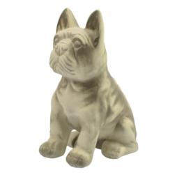 Figurka Buldog 40cm ceramiczna zdobiona C-922s