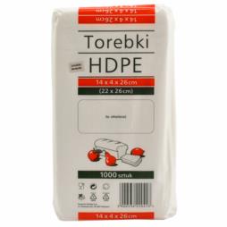 Torebki hdpe/14x4x26cm/1000szt