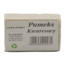 Pumeks 8x5cm biały kwarcowy