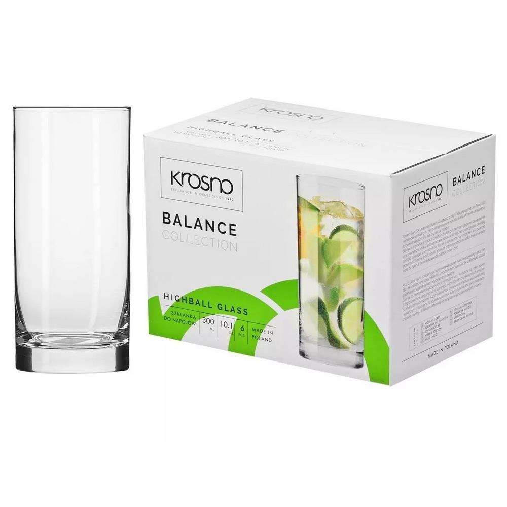 Szklanki 300ml 6szt Krosno Balance