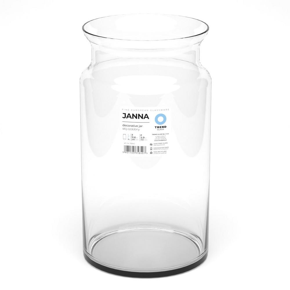 Wazon szklany 29,5cm Janna słoikTrend Glass 35840