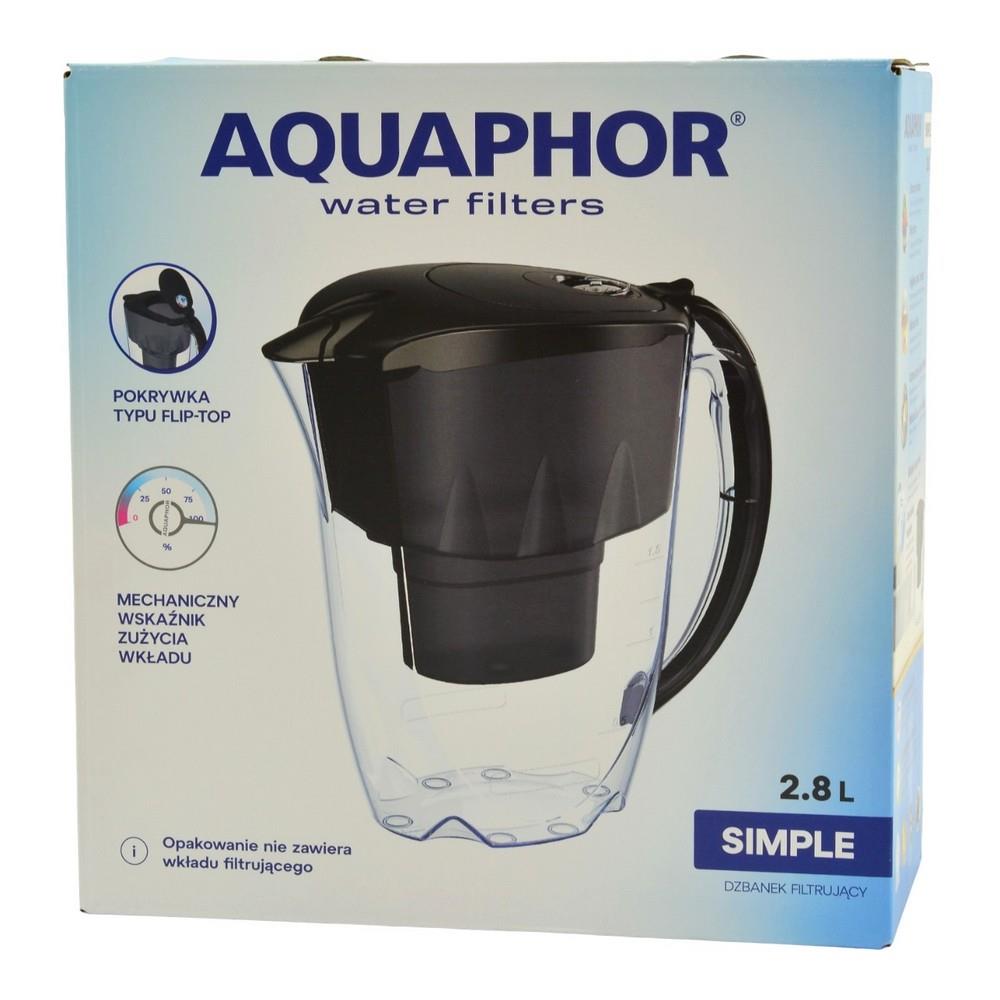 Dzbanek Aquaphor Simple 2,8L czarny