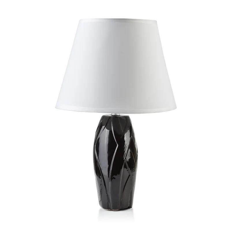 Lampa z abażurem 39cm Leti czarna 8263