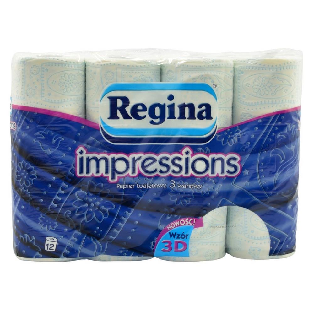 Papier toaletowy Soft Regina A12 impression niebieski