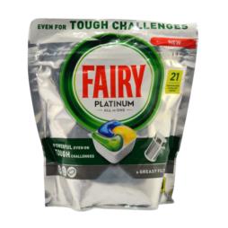 Kapsułki do zmywarki Fairy Platinum Lemon 21szt