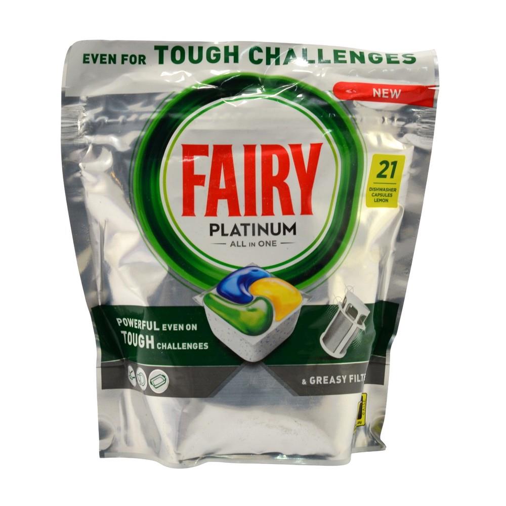 Kapsułki do zmywarki Fairy Platinum Lemon 21szt