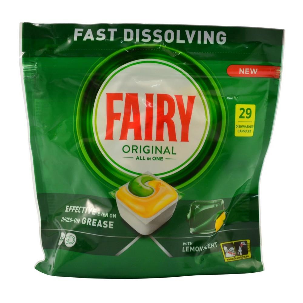 Kapsułki do zmywarki Fairy Original Lemon 29szt