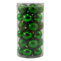 Bombki 30szt 6cm zielone PB630