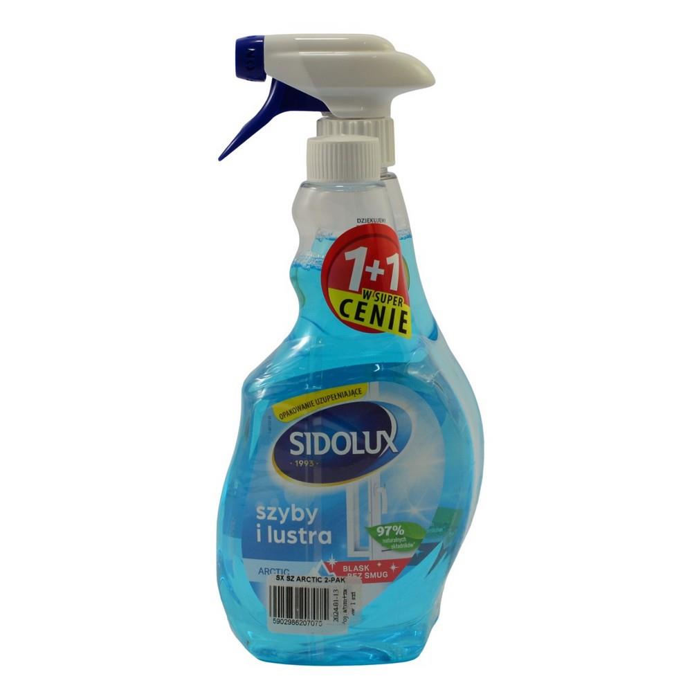 Płyn do szyb SIDOLUX 500ml artic + zapas  500ml