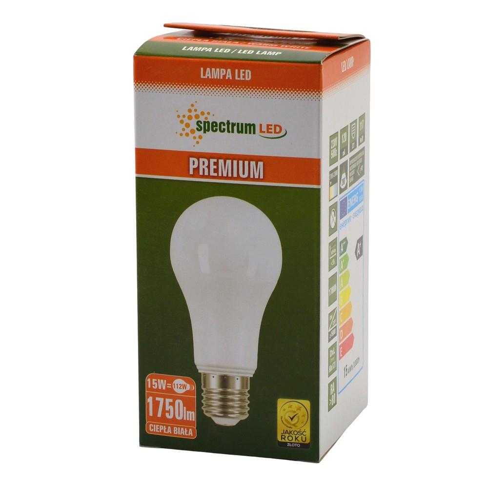 Żarówka LED 15W E27 1750Lm Spectrum