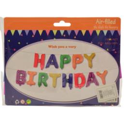 Balony 13szt Happy Birthday AS08983 mix
